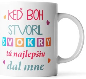 Sablio Hrnček Keď Boh stvoril svokra tú najlepšiu dal mne - 330 ml - standard
