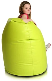 EF1031 Ecopuf Sedací vak ECOPUF - SAKO - ekokoža E16 - Svetlo zelená