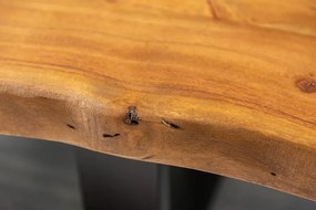Dizajnový konferenčný stolík Massive, 110 cm, akácia honey 35mm