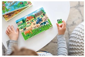 Detské puzzle Hubelino Život na farme