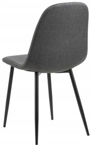 Jídelní židle Celia šedá/černá