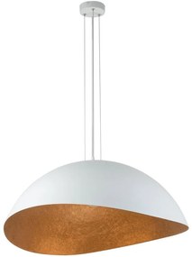 Luster na lanku SOLARIS 1xE27/60W/230V biela/medená