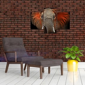 Obraz - Slony z Tsavo (90x60 cm)