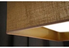 Brilagi-LED Stmievateľné svietidlo VELVET SQUARE LED/36W/230V Wi‑Fi Tuya + diaľkové ovládanie hnedé