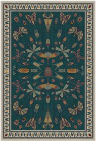 Umývateľný ženilkový koberec Flutterby by Iris Apfel