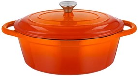 Silvercrest®  Liatinový pekáč, 4,8 l (oranžová)  (100393103)