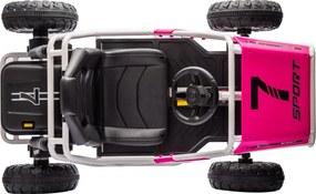 LEAN CARS Elektrické autíčko Buggy A8812 24V, ružové