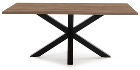 Jedálenský stôl s doskou v dekore orechového dreva 100x180 cm Comba - Marckeric