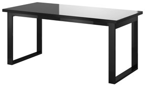 Jedálenský stôl Henry Typ 92 (pre 6 až 8 osôb) (čierny + čierny vysoký lesk). Vlastná spoľahlivá doprava až k Vám domov. 1030256