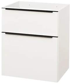 Mereo Mereo, Mailo, kúpeľňová skrinka 61 cm, čierne madlo, MER-CN540SB