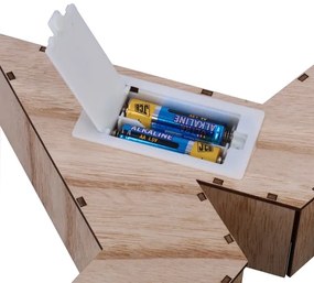 Brilagi - LED vianočná dekorácia LED/2xAA 38x40 cm hviezda