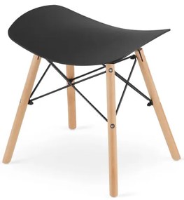 Set dvoch taburetiek KORFU - čierne (2ks)