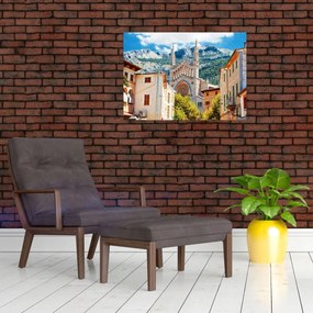 Sklenený obraz - Sóller, Mallorca (70x50 cm)
