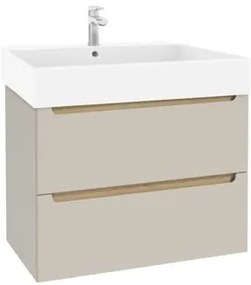 Kúpeľňová skrinka s umývadlom Naturel Stilla 80x60x45 cm kašmír mat STILLADK08057U2, 1 ks