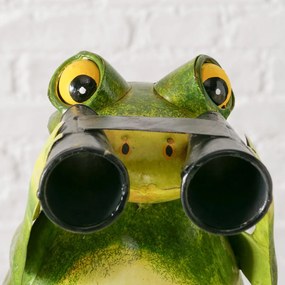 Záhradná kovová figúrka Fredo, 31x31 cm, zelená