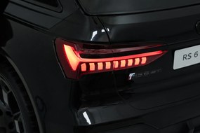 Ramiz Audi RS6 Avant GT elektrické autíčko pre deti čierne
