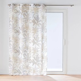 Záclona v béžovej a zlatej farbe 135x240 cm Vayana – douceur d'intérieur