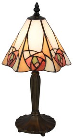 Stolná Tiffany lampa Rosa - 20 * 18 * 37 cm