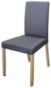 IDEA nábytok Stolička PRIMA sivá/svetlé nohy