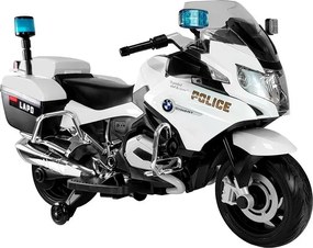 LEAN CARS BMW R1200 Policajná batéria Motocykel biela