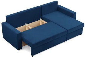 Rohová rozkladacia sedačka NEO Kronos granátový