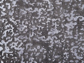 Viskózový koberec 160 x 230 cm sivá/strieborná ESEL Beliani