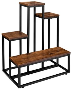 Stojan na kvety ANTIRES RUSTIC čierny