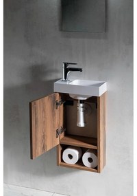 Biela závesná skrinka bez umývadla 30x53 cm Latus Xi – Sapho