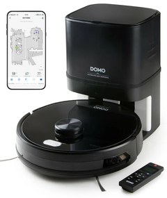 DOMO DO7298 robotický vysávač s čistiacou stanicou a mopom