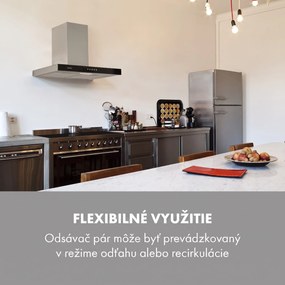 Klarstein Darya, digestor, 60 cm, 310 m³/h, nehrdzavejúca oceľ, strieborný