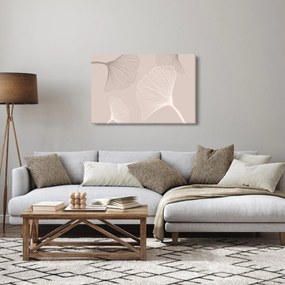 Obraz - Béžové listy N⁰6 (90x60 cm)