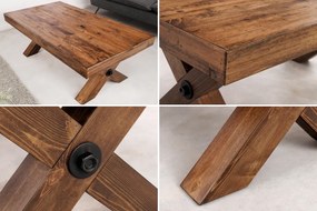 Konferenčný stolík GOLIATH 110 cm – prírodná borovica