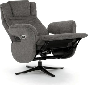 Polohovacie kreslo sivé, elektrické TV-C5590 GREY2