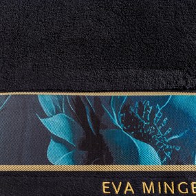 FROTÉ UTERÁK EVA MINGE12 SADA 6 KS 50X90 CM ČIERNA