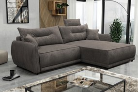 XXXLutz ROHOVÁ SEDAČKA, textil, tmavosivá MID.YOU - Sedačky - 001574006808