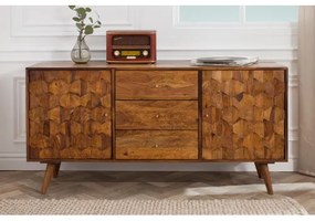 Komoda 39742 145cm Drevo Palisander Retro  - Komfort-nábytok