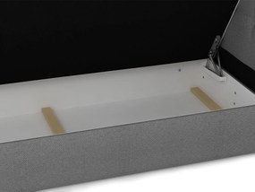 Kontinentálna posteľ Friesia, Rozmer postele: 140x200, Dostupné poťahy: Lawa 06 + ekokoža Soft 011