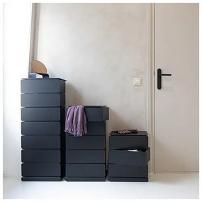 Čierna kovová komoda 37x72,5 cm Joey – Spinder Design