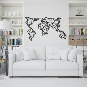 World Map Metal Decor 4