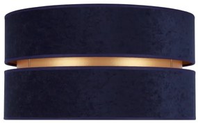 Duolla - Stropné svietidlo DUO 1xE27/15W/230V pr. 40 cm modrá/zlatá