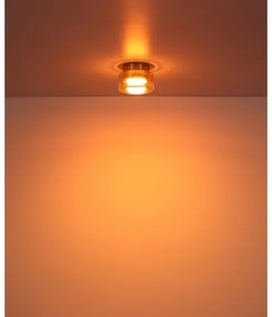 Globo 16055DG - LED Stropné svietidlo HIGGINS 1xGX53/6W/230V pr. 13 cm hnedá