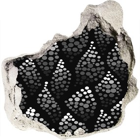 Fototapeta diera na stenu Black-and-white dots nd-p-108889410