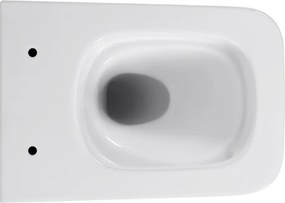 BPS-koupelny Závesná WC misa so SoftClose sedadlom HYD-6836, biela