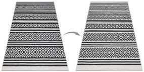 Koberec TWIN 22996 Geometrický  čierny / krém