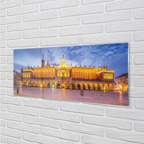 Obraz na akrylátovom skle Krakov cloth sunset 120x60 cm