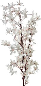 Dekorácia umelá kvetina s bielymi kvetmi - 15*7*112 cm