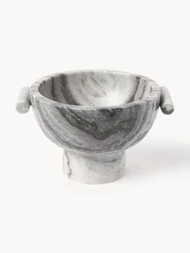 Dekoratívna nádoba z mramoru Fossil, V 15 cm