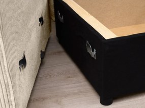 Krémová rohová pohovka SMART COSARO, obojstranná + 2 vankúše ZADARMO