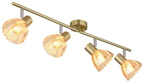 Globo 54315M-4 - Bodové svietidlo ZACHERY 4xE14/40W/230V zlatá