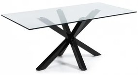ARGO BLACK GLASS stôl 180 x 100 cm